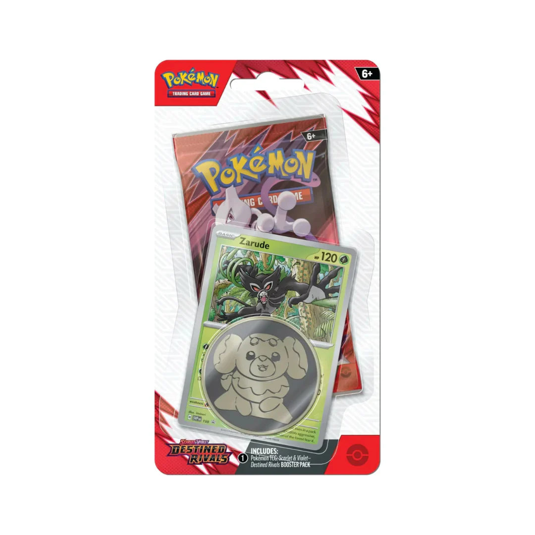 Pokemon - Scarlet and Violet - Destined Rivals - Checklane Blister - Zarude 15% OFF