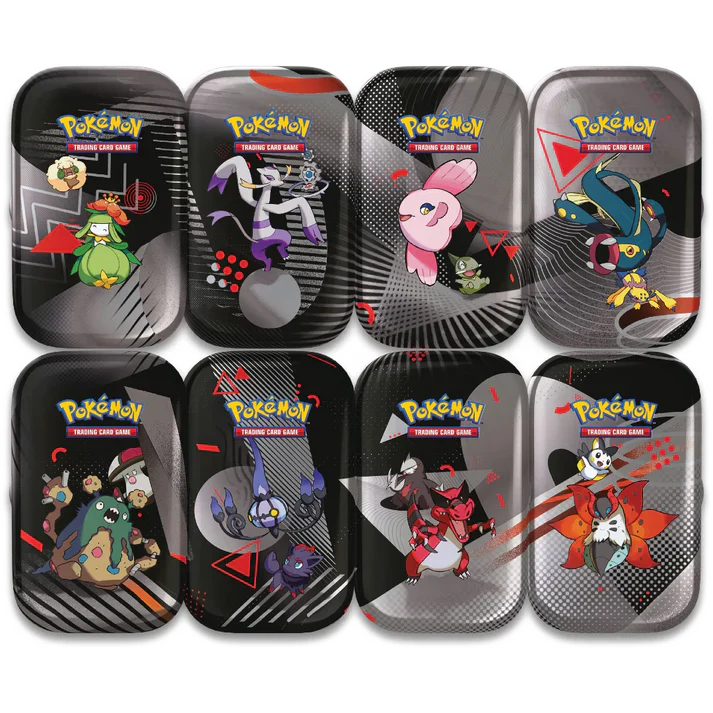 Scarlet & Violet: Black Bolt & White Flare Mini Tin (Set of 8)